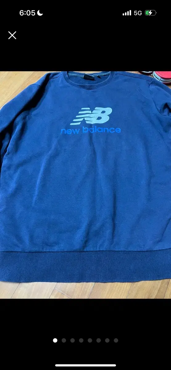 New balance 100사이즈 네이비 맨투맨 1만4천원